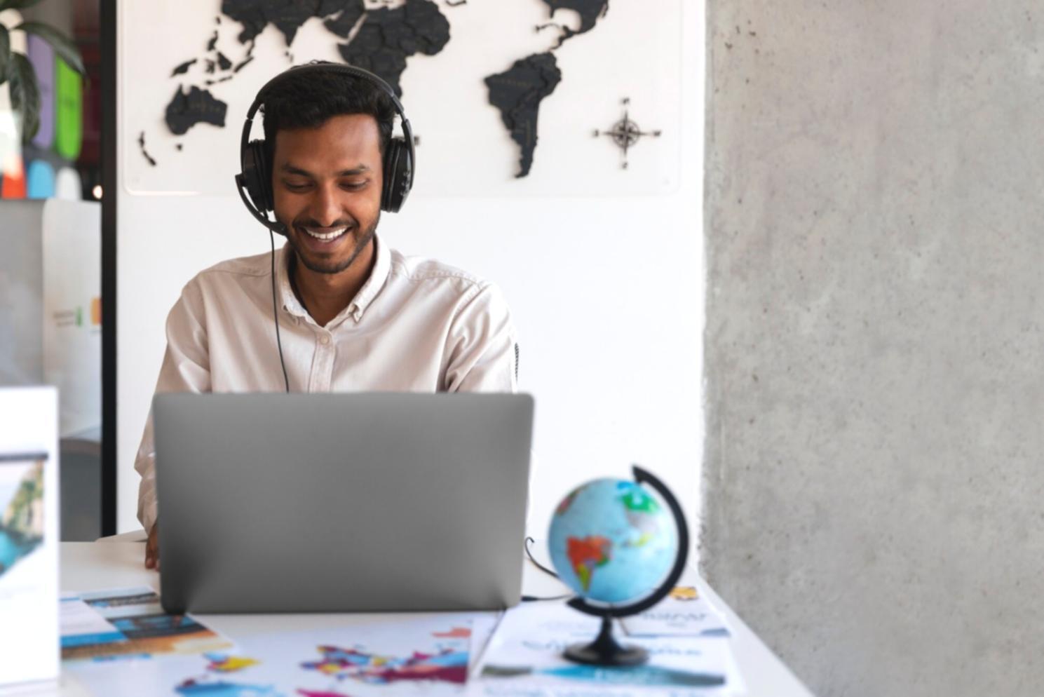 Espace de travail optimisé pour l'apprentissage à distance
